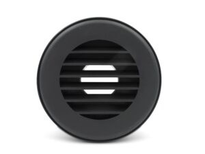 thetford rv camper thermovent 2 inch ducted heat vent without damper black pn 94262, black