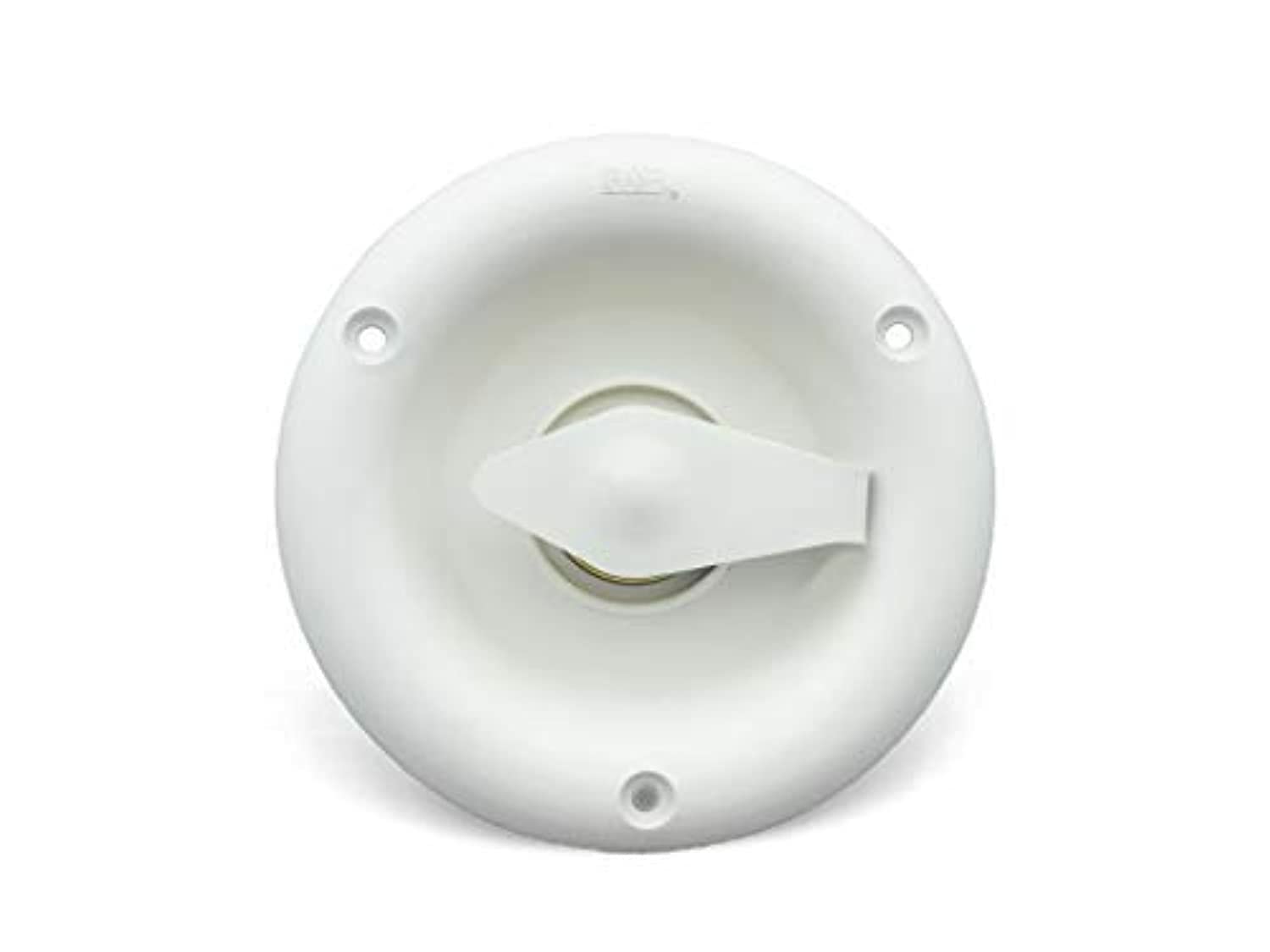 THETFORD RV Camper City Water Inlet Fill Dish with Brass Check Valve Polar White PN 94218