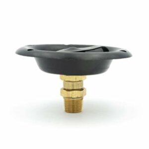 THETFORD|B&B Molders RV Replacement Parts and Accessories Camper City Water Inlet Fill Dish with Brass Check Valve Black PN 94219