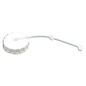 thetford gravity water fill cap/strap polar white pn 94243