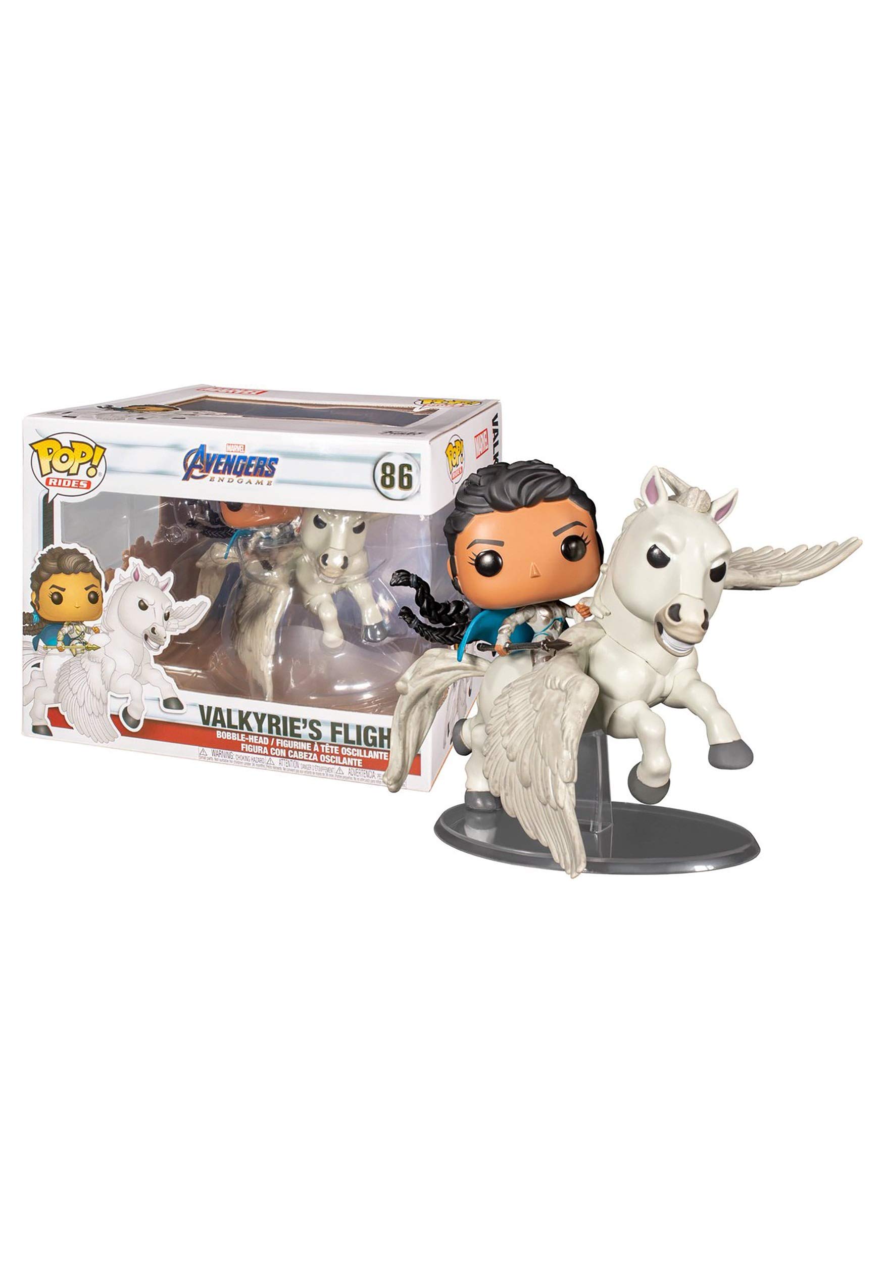 Funko Pop! Ride: Avengers Endgame - Valkyrie's Flight Bobblehead