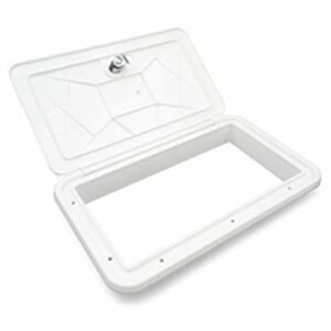 THETFORD|B&B Molders RV Replacement Parts and Accessories RV Camper Multi-Purpose Access Hatch Polar White PN 94314