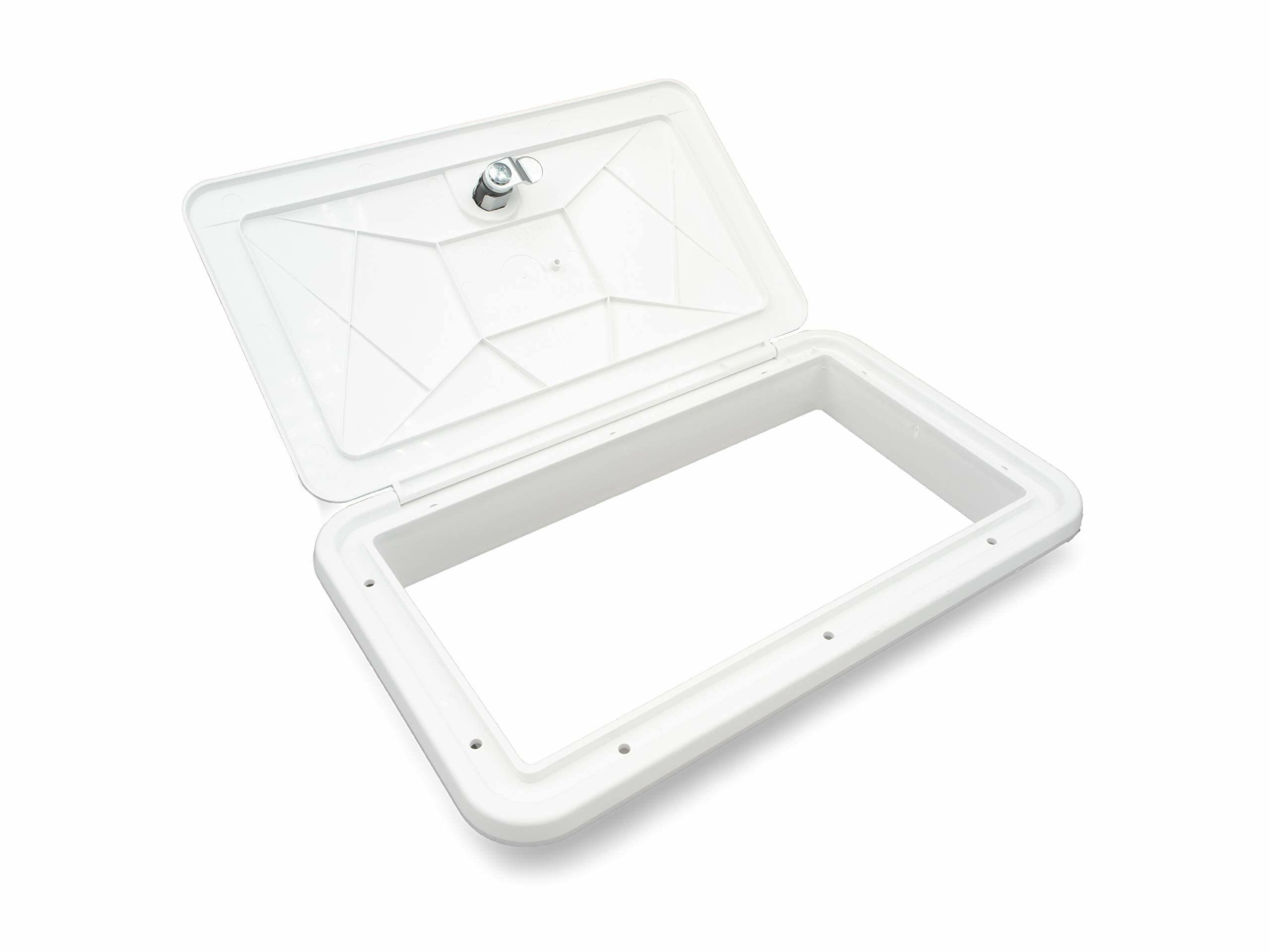 THETFORD|B&B Molders RV Replacement Parts and Accessories RV Camper Multi-Purpose Access Hatch Polar White PN 94314