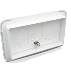 THETFORD|B&B Molders RV Replacement Parts and Accessories RV Camper Multi-Purpose Access Hatch Polar White PN 94314