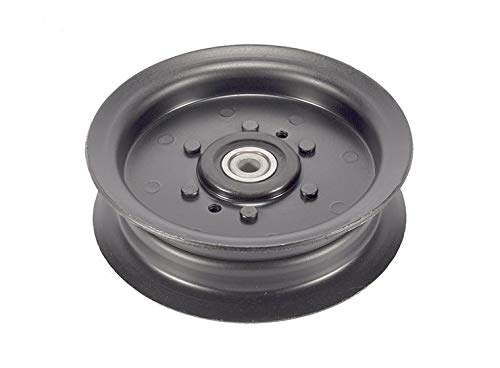 Flat Idler Pulley Compatible with AYP Craftsman Husqvarna 196106 197379 532196106 Snapper 705114 709729 (3/8" ID X 5-3/8" OD)