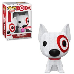 funko pop! ad icons: target - bullseye (flocked with red collar) (target exclusive)