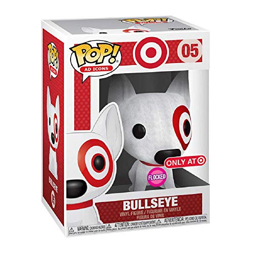 Funko POP! Ad Icons: Target - Bullseye (Flocked with Red Collar) (Target Exclusive)