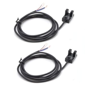 2pcs optical sensor transmissive/slotted interrupter limit switch ee-sx674 for linear rail guide actuator