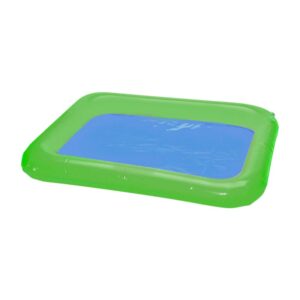 topwon inflatable sand for kids/sand tray/sand molds/inflatable sand/portable sand tray/sand tray lid/gift (29.5×39.3inch, random color)