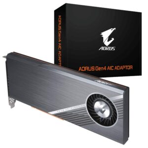 gigabyte gc-4xm2g4 (aorus gen4 aic adaptor, full pcie 4.0, advanced thermal solution for pcie 4.0 ssd)