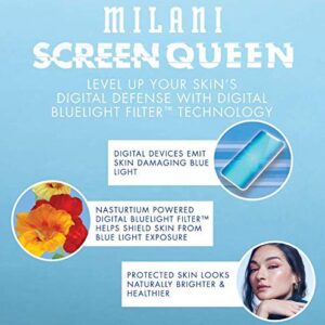 Milani Screen Queen Liquid Foundation Makeup - Cruelty Free Foundation With Digital Bluelight Filter Technology (Deep Beige)