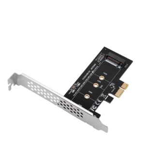 mzhou nvme m.2 ssd m-key to pci-e 3.0 x1 host controller expansion card,supports m2 ngff pci-e 3.0, 2.0 or 1.0, nvme or ahc 2280, 2260, 2242, 2230 solid state drives with low profile bracket
