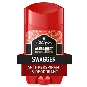 Old Spice Red Zone Anti-Perspirant Deodorant Invisible Solid Swagger 2.60 oz (Pack of 2)