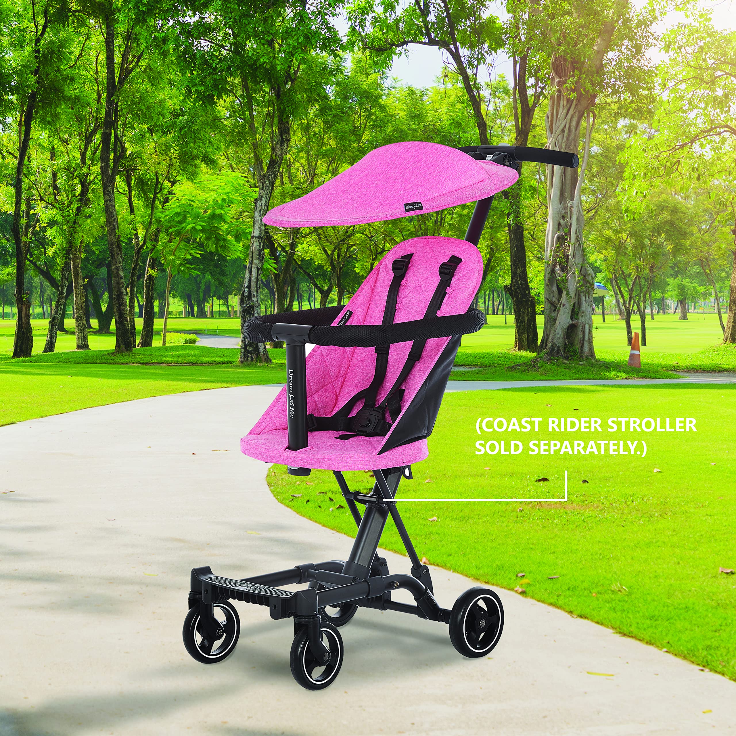 Dream On Me Coast Rider Stroller Canopy for Dream On Me Coast Rider Stroller, Pink