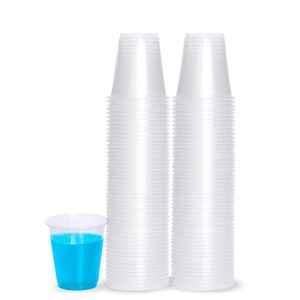 plasticpro 3 oz disposable plastic medium weight clear drinking cups [200 count]