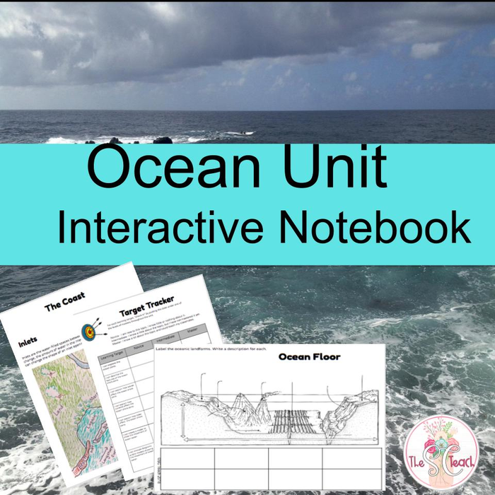 South Carolina Science Interactive Notebook: Oceans Unit