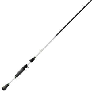 lew's mach 6'8"-1 medium im7 topwater/jerkbait casting rod , white/gray