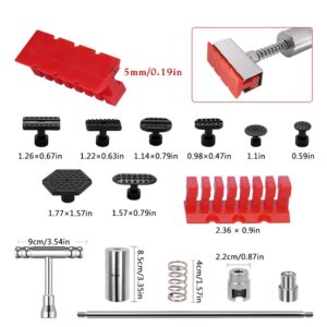 Manelord Dent Puller - Dent Remover with T bar Dent Puller and Upgraded Dent Puller Tabs for Car Dent Repair and Metal Surface Dent Removal