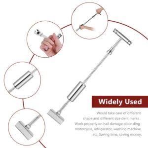 Manelord Dent Puller - Dent Remover with T bar Dent Puller and Upgraded Dent Puller Tabs for Car Dent Repair and Metal Surface Dent Removal