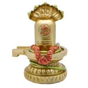 hindu god shiva lingam statue - india home temple mandir murti lord idol indian temple pooja item puja religious sculpture diwali gifts