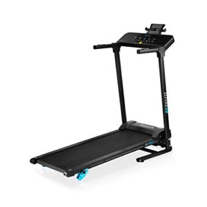 serenelife smart digital folding treadmill - electric foldable exercise fitness machine, large running surface, 3 incline settings, 12 preset program, sports app for running & walking (slftrd30)