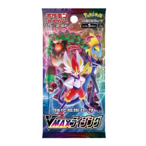 Pokemon (1pack) Card Game Sword & Shield VMAX Rising Japanese.ver (5 Cards Included)