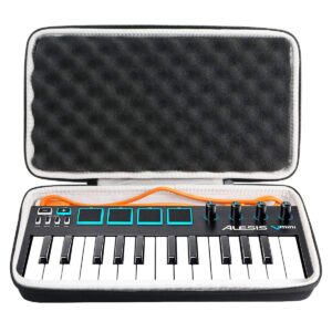 khanka Hard Travel Case Replacement for Alesis VMini | Portable 25-Key USB MIDI Keyboard Controller