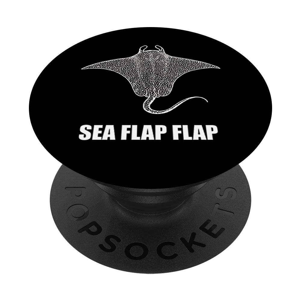 Funny Animals Of The World Meme Sea Flap Flap Manta Ray PopSockets PopGrip: Swappable Grip for Phones & Tablets