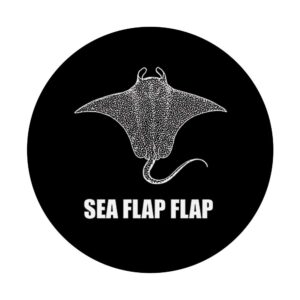 Funny Animals Of The World Meme Sea Flap Flap Manta Ray PopSockets PopGrip: Swappable Grip for Phones & Tablets