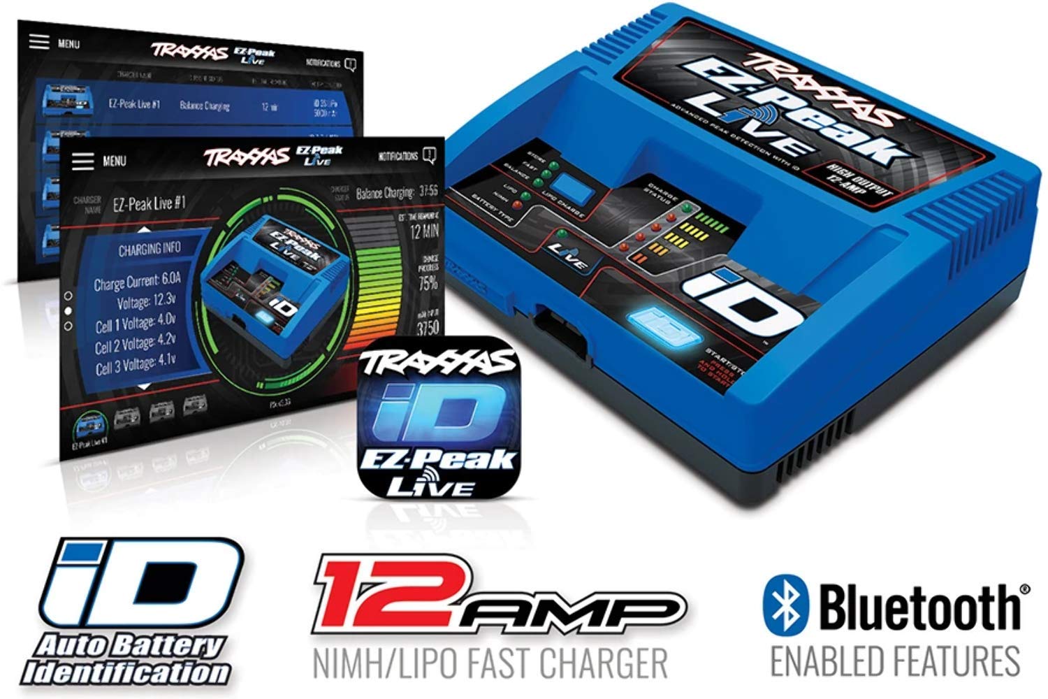 Traxxas 2996X - Power Cell 4S 14.8V Lipo Battery / iD Charger Completer Pack