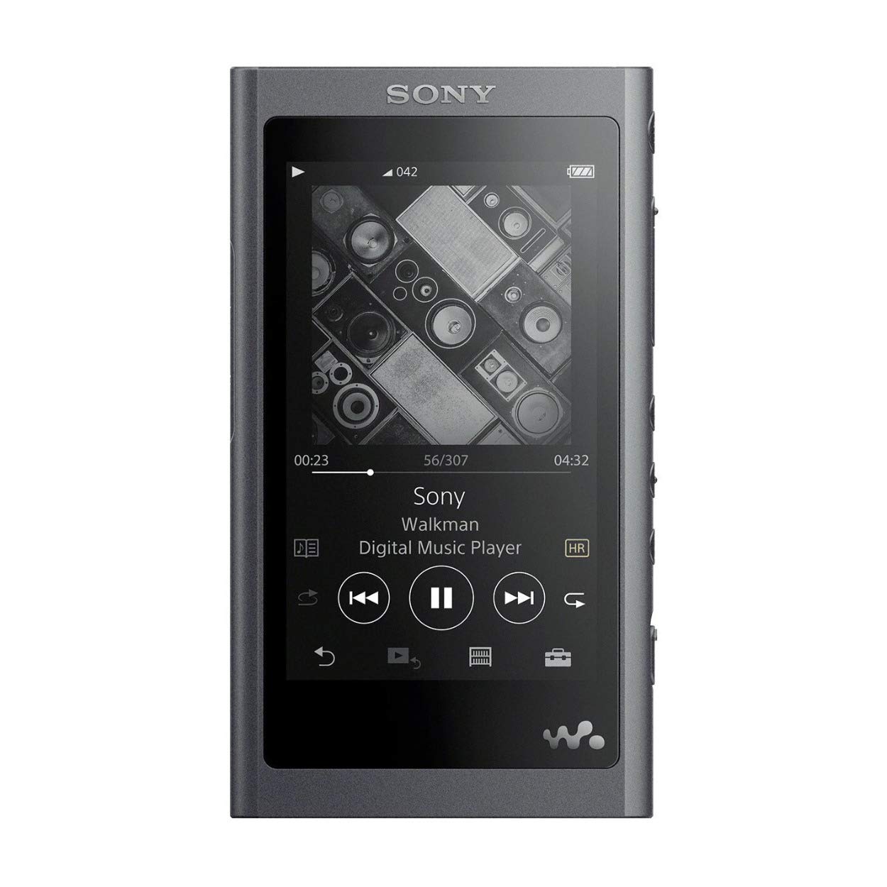 Sony NW-A55/B Walkman NW-A55 Hi-Res 16GB MP3 Player, Grayish Black