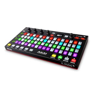 akai professional fire (controller only) – usb midi controller for fl studio with 64 pad rgb clip / drum pad matrix