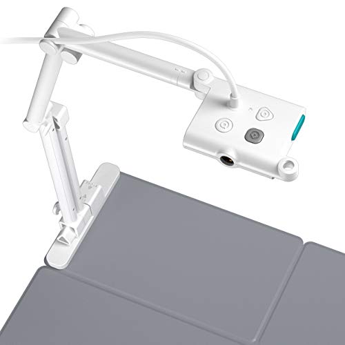 OKIOLABS OKIOCAM T USB Document Camera 11" x 17" for Teachers and Classroom, Work from Home, Online Teaching, Video Calling, Doc Camera for Mac PC Chromebook, Stop Motion Time Lapse, QHD 1944p