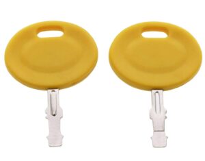 hasmx 2 pack 925-1745a lawn mower ignition keys for bolens brute columbia craftsman huskee mtd murray mastercut ranch king troy-bilt white outdoor yard machines and yard-man models