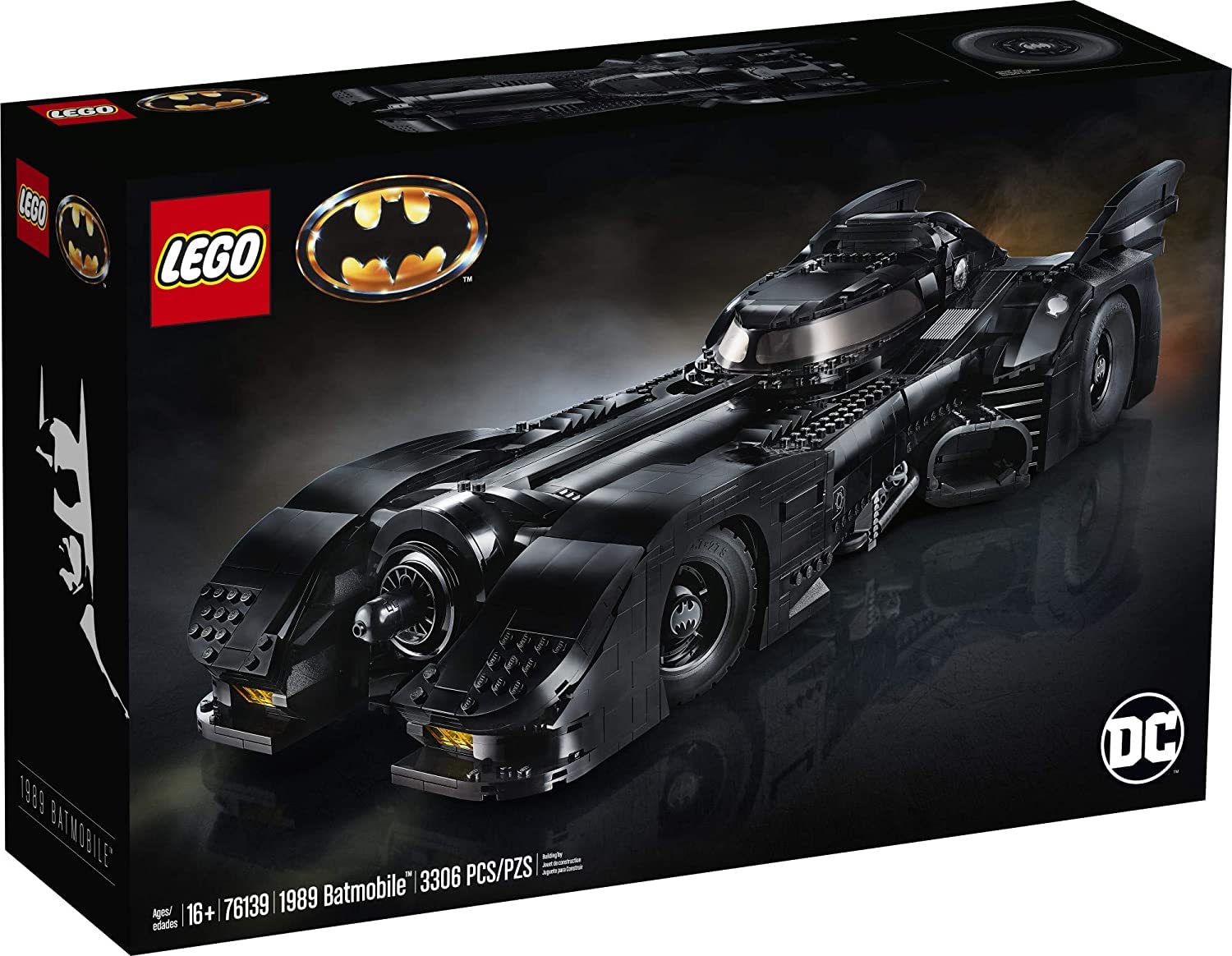 LEGO DC Batman 1989 Batmobile 76139 Building Kit (3,306 Pieces)