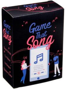 game that song - fun music card game for adults and teens - compete to play the best song- makes a great gift for music lovers, game night, karaoke or singing