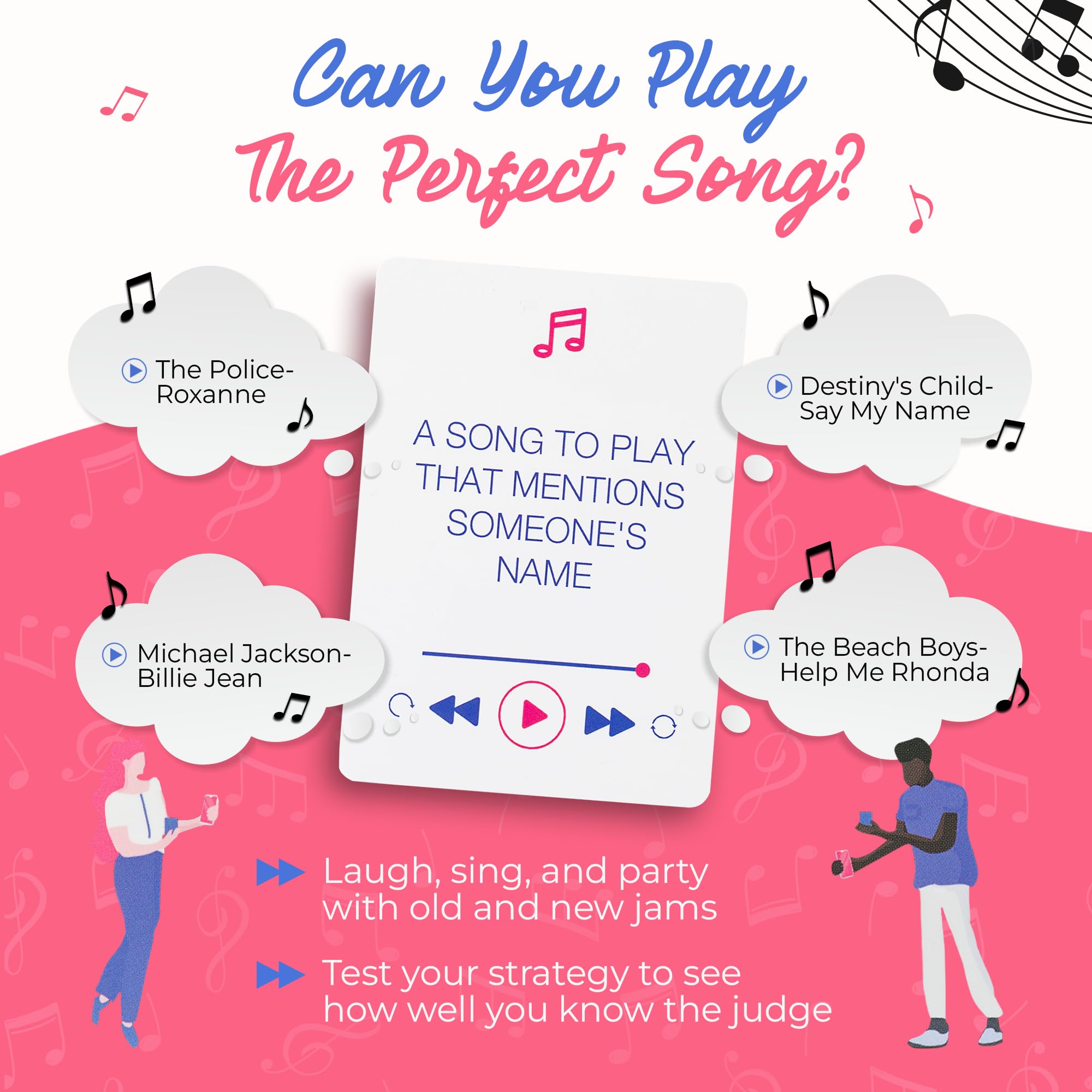 Game That Song - Fun Music Card Game for Adults and Teens - Compete to Play The Best Song- Makes A Great Gift for Music Lovers, Game Night, Karaoke or Singing