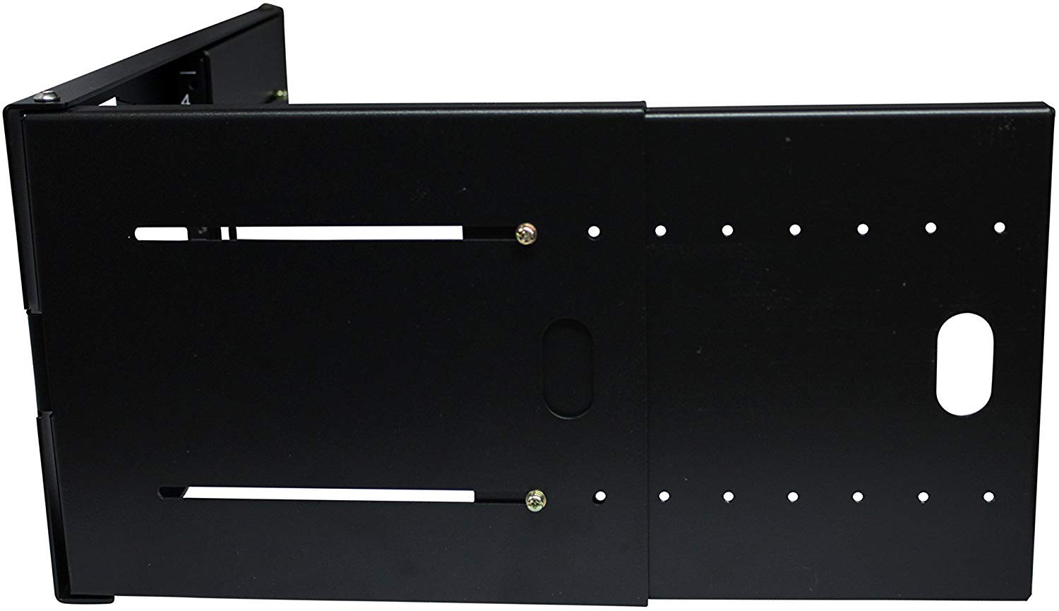 Ares Vision 19 Inch Wide 4U Heavy Duty Steel Extendable Wall Mount Bracket Rack for Network Equipment (4U)