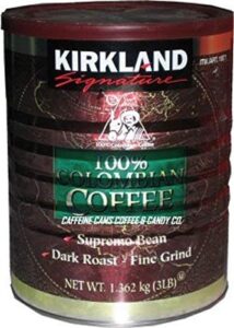 name: kirkland signature 100% colombian coffee, 3 pound (3 lb) - pack of 2