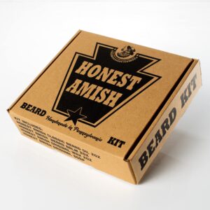 honest amish beard kit gift box