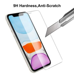 Beeyoka [3 Pack] Screen Protector for iPhone 11, iPhone 11 Camera Protector, iPhone 11 Front and Back Screen Protector Tempered Glass [Anti-Scratch] [New Version] Protective Film