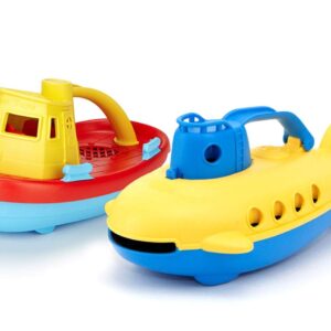 Green Toys Tug Boat & Submarine Combo Pack