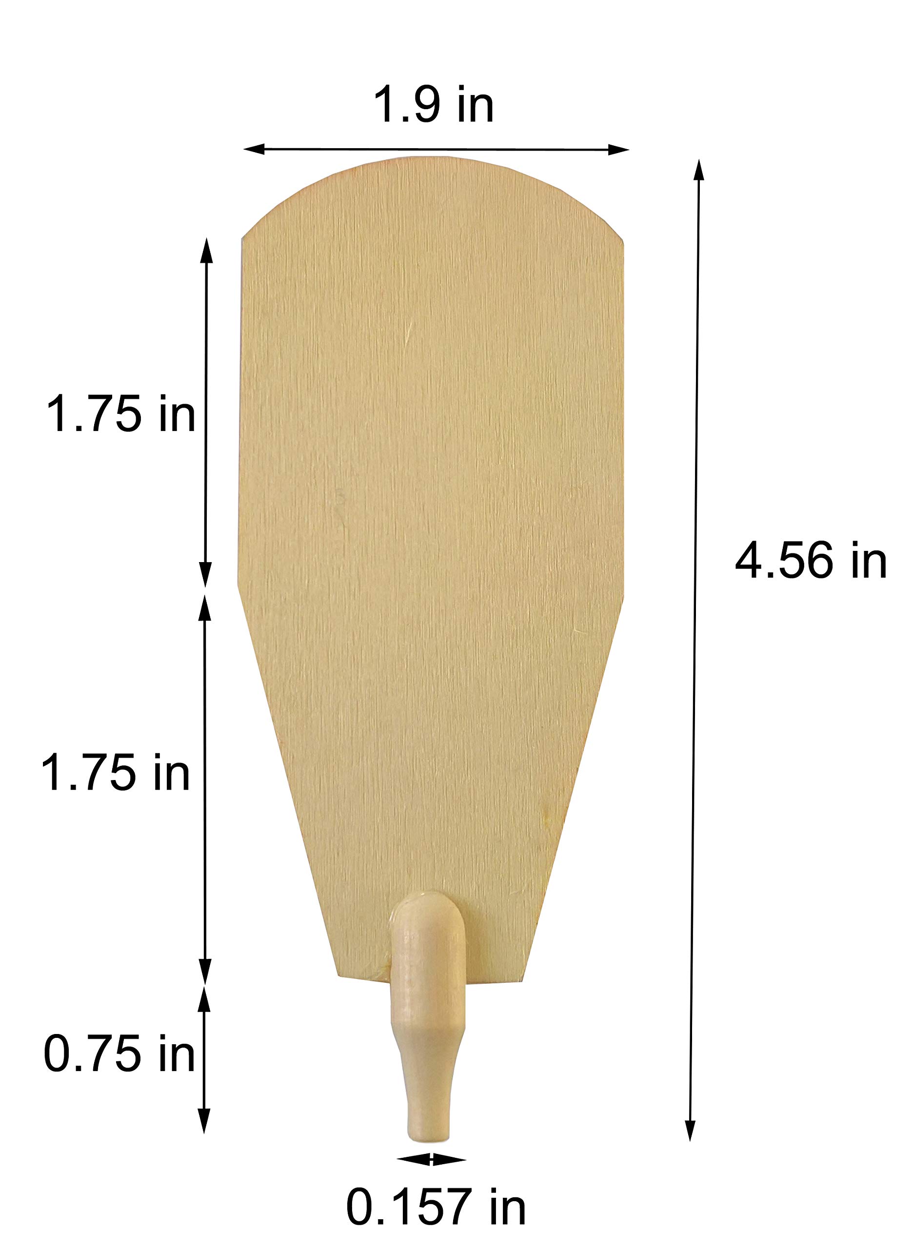 BRUBAKER Replacement Kit for 18" & 24" Natural Pyramid - 12 Fans, 6 Candle Holders, Fan Blades Holder & Nub