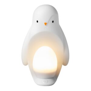 tommee tippee penguin 2 in 1 portable nursery night light, white