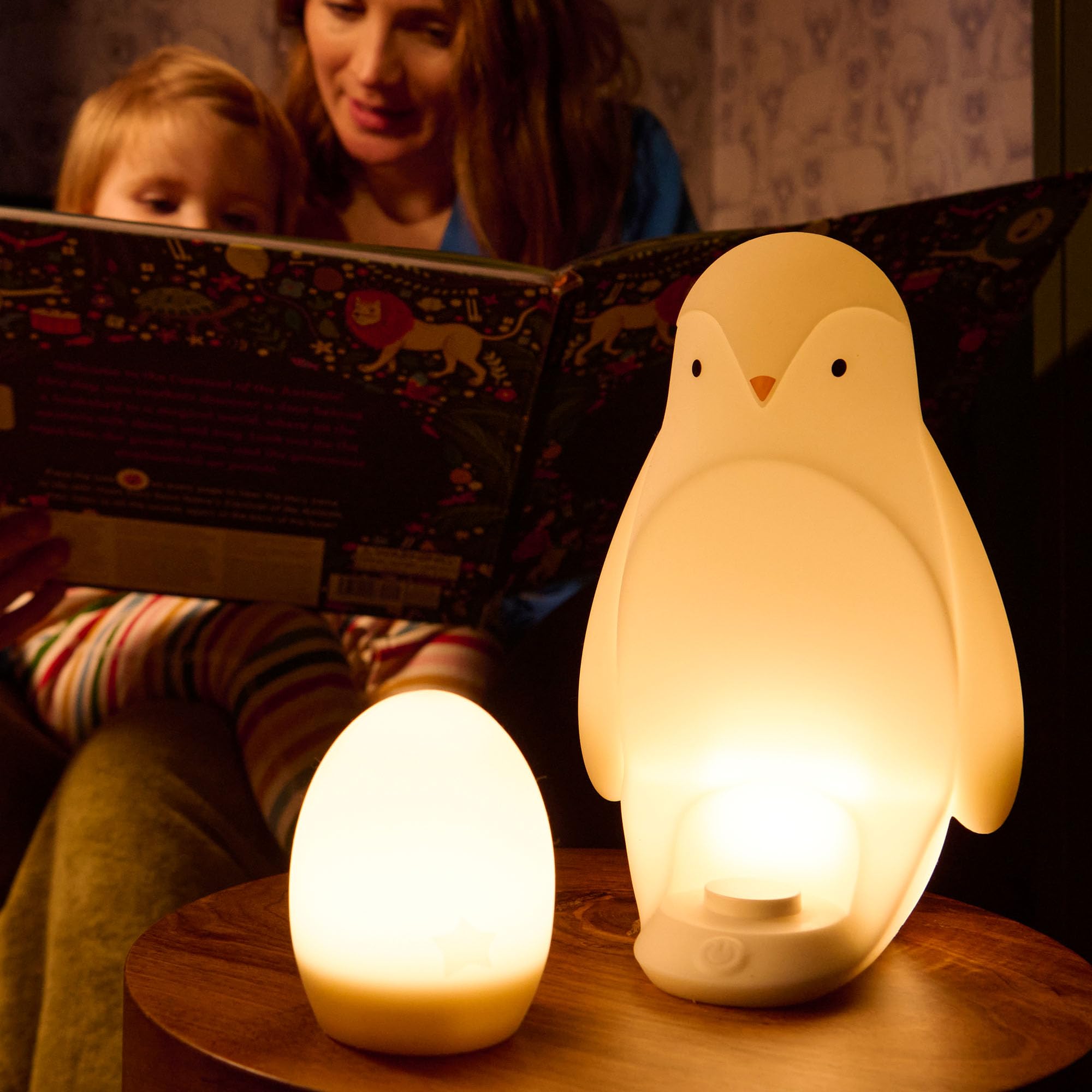 Tommee Tippee Penguin 2 in 1 Portable Nursery Night Light, White