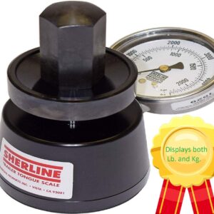 Sherline Hydraulic Tongue Weight Scale (5781) DISPLAYS Both 0-5000lb and 0-2250 Kg. Very Stable