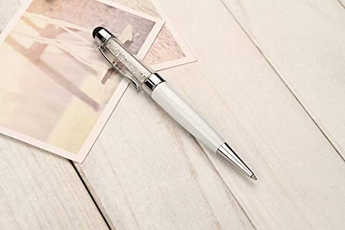 ProductsForYou 3 in 1 Crystal USB Pen with Stylus, Writing Ballpoint Pen with 8GB Hidden USB Flash Drive, Travel and Business Gift for Men and Women, Stylus Pen Compatible with iPad, Tablets, iPhone