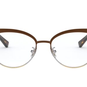 Coach HC5108 Prescription Eyewear Frames, Brown Silver Gold Gradient/Demo Lens, 54 mm