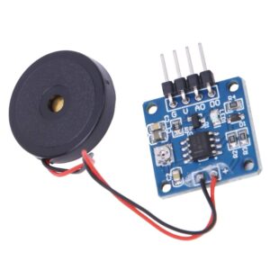 Vibration Switch Sensor Module, Piezoelectric Vibration Tapping Sensor Module Vibration Switch Module 5.0V AD/DO (1)