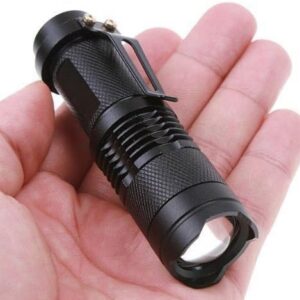 RaySoar 2 Pack Red Light Flashlight Red LDE Flashlight Red Flashlight Night Vision Flashlight for Astronomy, Night Observation and Outdoor Activities(2 PCS)